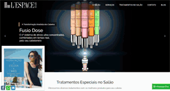 Desktop Screenshot of lespacehair.com.br